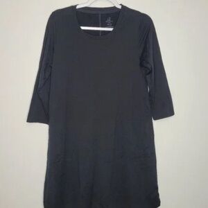 Woolx black Rissa - Black, merino wool, 3/4 sleeves